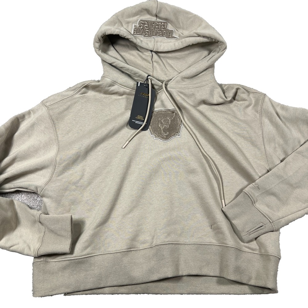 Pro Standard Womens Medium Beige Morgan‎ State Bears Sweatshirt Hoodie NWT